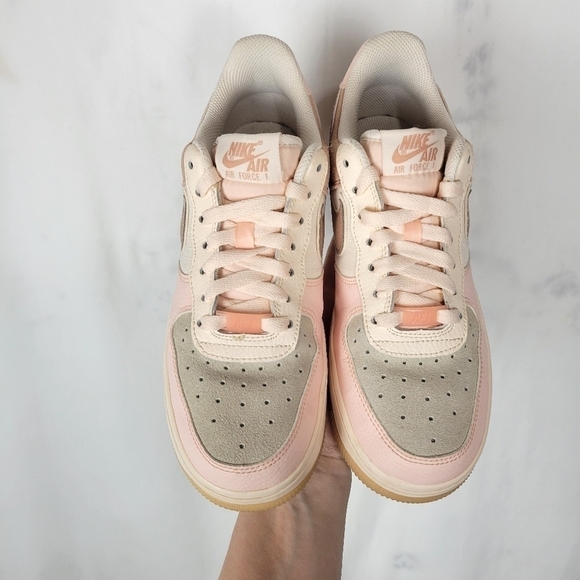 Nike Air Force 1 '07 Low Premium Pink 'Washed Coral Sneakers - Picture 6 of 16